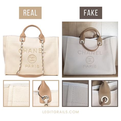 chanel deauville tote real vs fake|chanel deauville tote price.